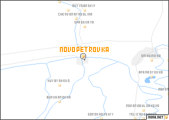 map of Novopetrovka