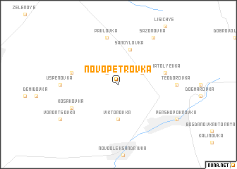 map of Novo-Petrovka