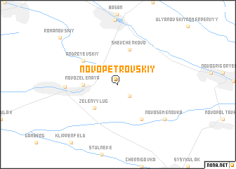 map of Novo-Petrovskiy