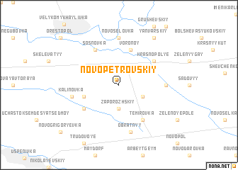 map of Novo-Petrovskiy