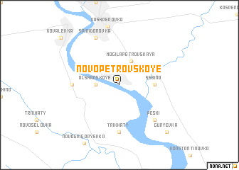 map of Novopetrovskoye