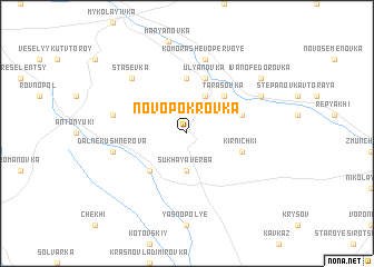 map of Novo-Pokrovka