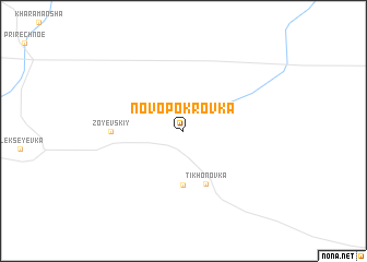 map of Novopokrovka