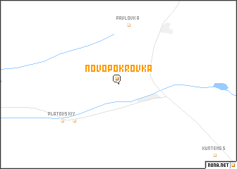 map of Novopokrovka