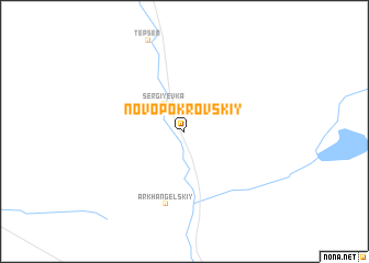 map of Novo-Pokrovskiy