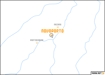 map of Novo Pôrto