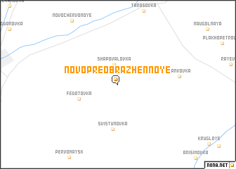 map of Novopreobrazhennoye