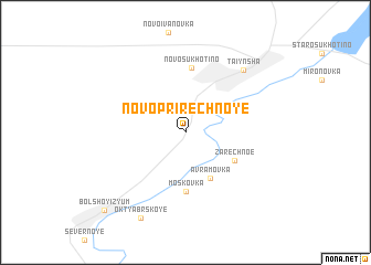 map of Novoprirechnoye