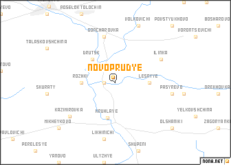 map of Novo-Prudʼye