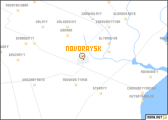 map of Novoraysk