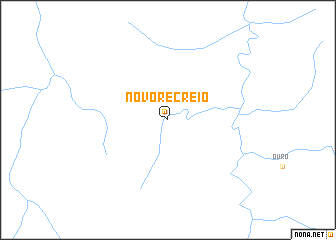 map of Novo Recreio