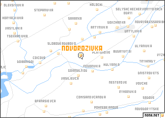 map of Novorozivka