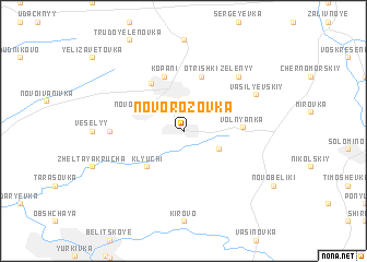 map of Novo-Rozovka