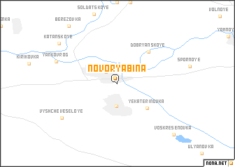 map of Novoryabina