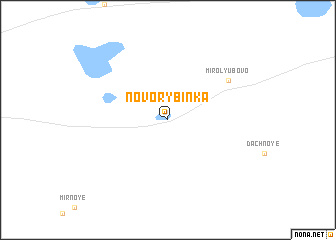 map of Novorybinka