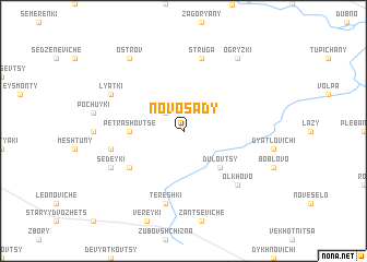 map of Novosady