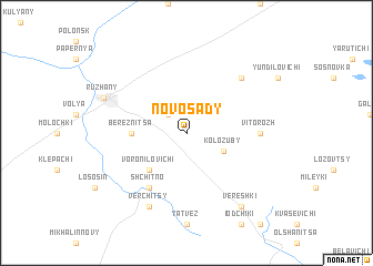 map of Novosady