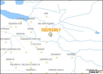 map of Novosady