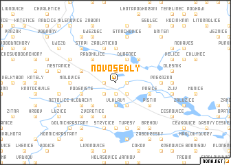 map of Novosedly