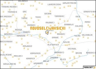 map of Novoselci Jakšićki