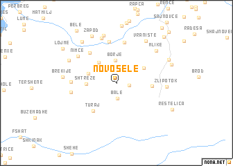 map of Novoselë