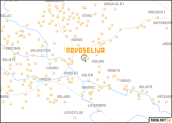 map of Novoselija