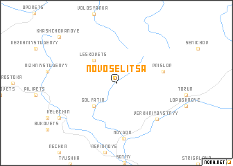 map of Novoselitsa