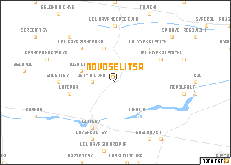 map of Novoselitsa