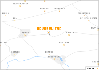 map of Novoselitsa