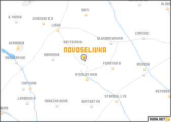 map of Novoselivka