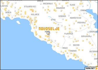 map of Novoselje