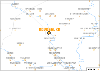 map of Novosëlka