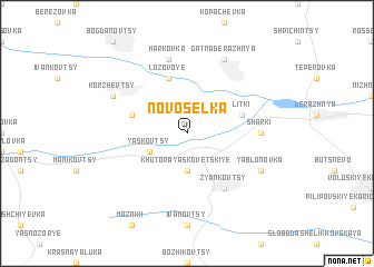 map of Novosëlka