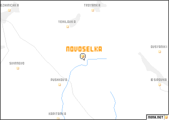 map of Novosëlka