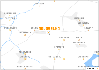 map of Novosëlka