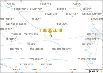 map of Novosëlka