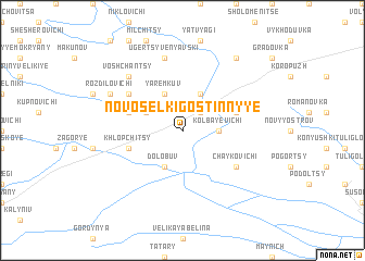 map of Novoselki-Gostinnyye