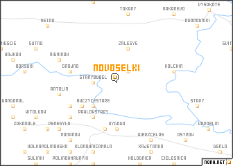 map of Novosëlki