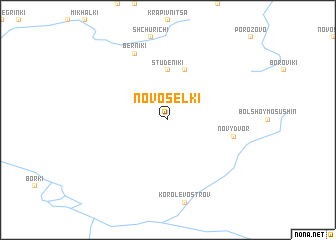 map of Novosëlki