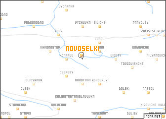 map of Novosëlki