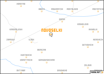 map of Novosëlki