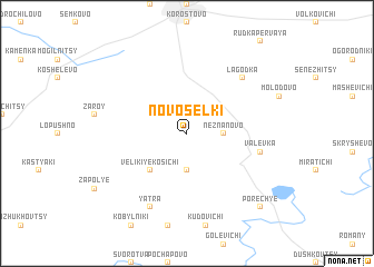 map of Novosëlki