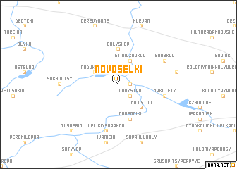 map of Novosëlki