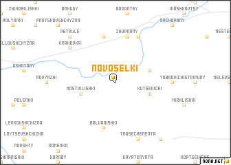 map of Novosëlki