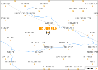 map of Novosëlki