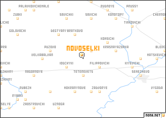 map of Novosëlki