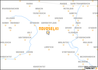 map of Novosëlki