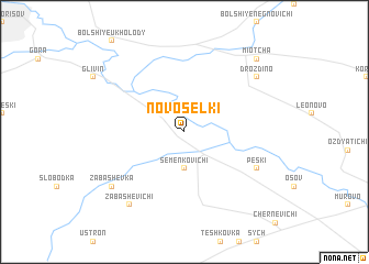 map of Novosëlki