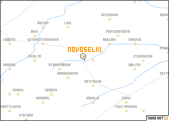 map of Novosëlki