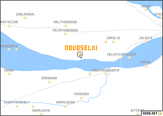 map of Novosëlki